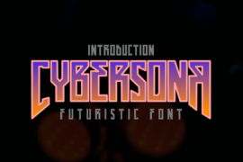 Cybersonr Font