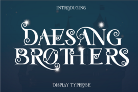 Daesang Brothers Demo Font