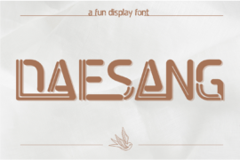 DAESANG SPACE DEMO Font