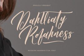 Dahlliaty Rofahness DEMO VERSIO Font Family