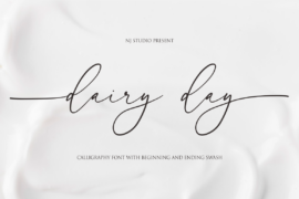 Dairy day Font