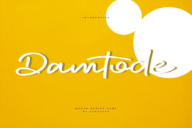 Damtode Font