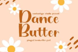 Dance Butter Font