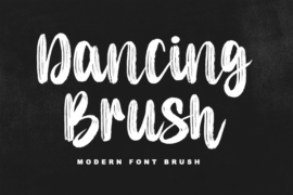 Dancing Brush-Personal use Font