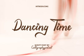 Dancing Time Demo Font