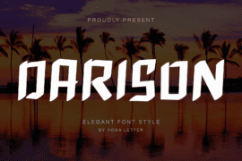 Darison Demo Font