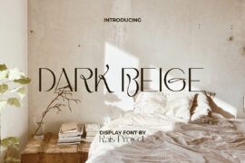 Dark Beige Demo Font