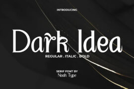 Dark Idea Demo Font Family