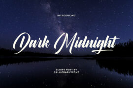 Dark Midnight Demo Font