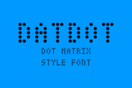 DatDot Font Family