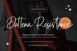 Dattena Resistance Demo Font