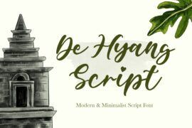 De Hyang Script – Demo Font