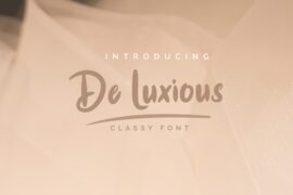 De Luxious Demo Font