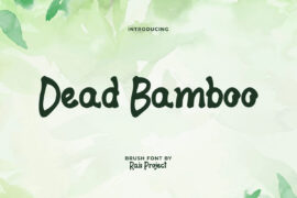 Dead Bamboo Demo Font