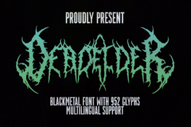 Dead Elder Metal Font