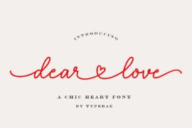 Dear Love Font