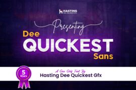 Dee Quickest Sans Font