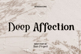 Deep Affection Demo Font Family