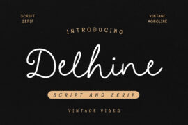 Delhine Font