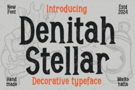 Denitah Stellar Font