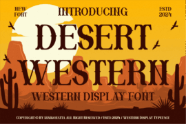 Desert Western Font