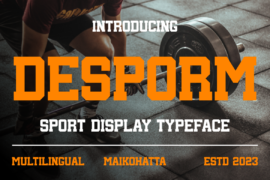 DESPORM Font