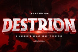 Destrion Personal Use Font