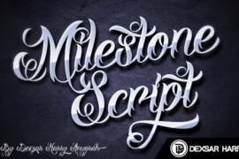 DHF Milestone ScriptDemo Font Family