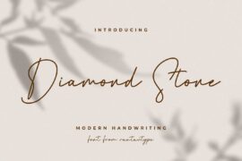 Diamond Stone Font