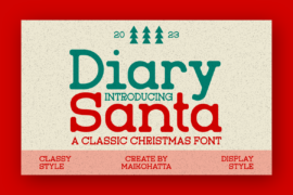 Diary Santa Font