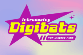 Digibats Font Family