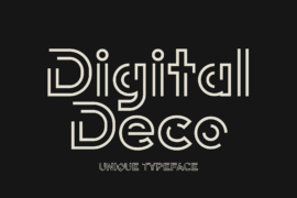 Digital Deco Font