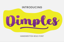 Dimples Font