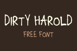 Dirty Harold Font