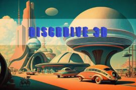 Discrdive 3D Font