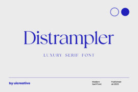 Distrampler Font