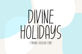 Divine Holidays Font