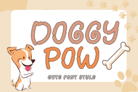 Doggy Pow Demo Font