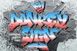 DoNkEy SiGn Graffiti Font