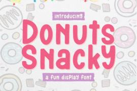 Donuts Snacky Font