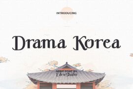 DramaKoreaDemo Font