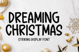 Dreaming Christmas Font