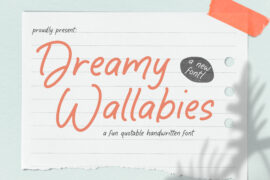 Dreamy Wallabies Font