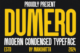 DUMERO Font Family