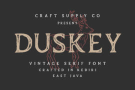 Duskey Free Font Family
