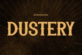 DUSTERY Font