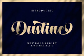Dustine Script Font