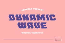 Dynamic Wave Font