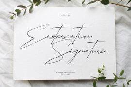Easternation Signature Font