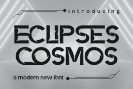 ECLIPSES COSMOS DEMO Font
